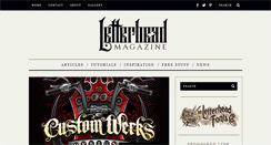 Desktop Screenshot of letterheadmagazine.com